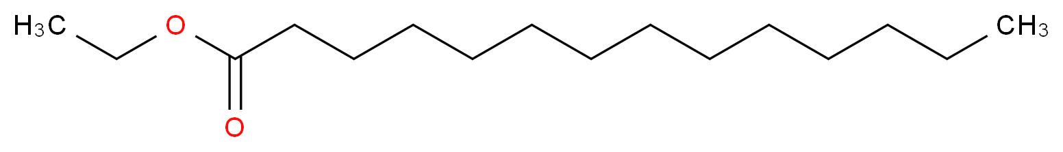 Ethyl tetradecanoate_分子结构_CAS_124-06-1)