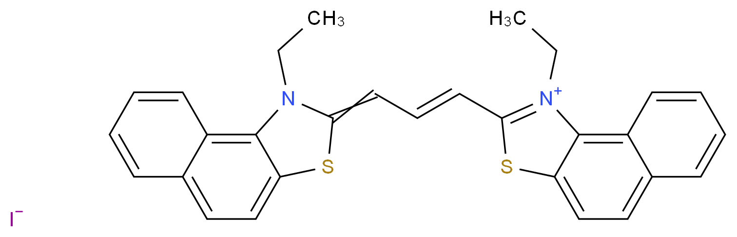 3,3-DIETHYL-4,5,4',5'-DIBENZOTHIOCARBOCYANINE IODIDE_分子结构_CAS_18359-88-1)