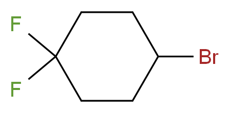 4-bromo-1,1-difluorocyclohexane_分子结构_CAS_1196156-51-0)