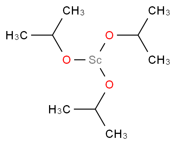tris(propan-2-yloxy)scandium_分子结构_CAS_60406-93-1