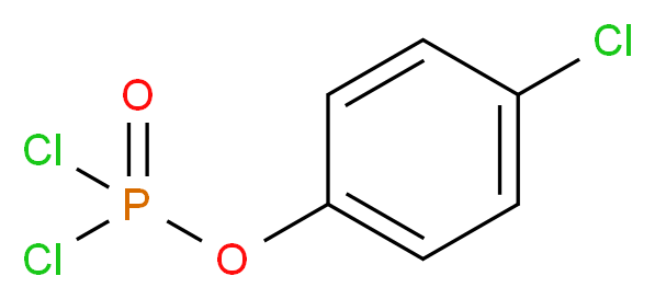 (4-chlorophenoxy)phosphonoyl dichloride_分子结构_CAS_772-79-2