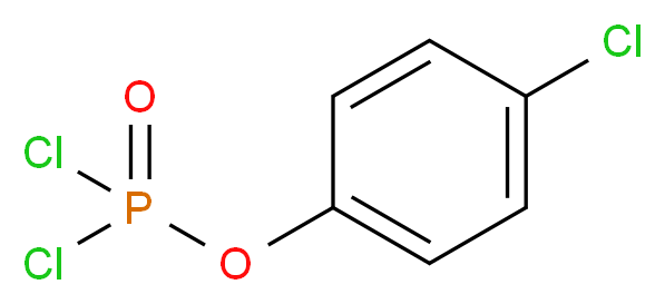 4-氯苯基二氯磷酸酯_分子结构_CAS_772-79-2)