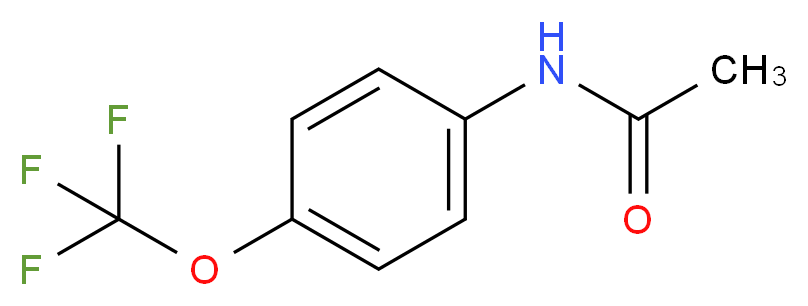 N1-[4-(trifluoromethoxy)phenyl]acetamide_分子结构_CAS_1737-06-0)