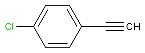 4-氯苯乙炔_分子结构_CAS_873-73-4)