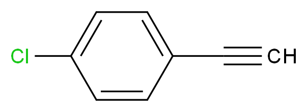 4-Chlorophenylacetylene 98%_分子结构_CAS_873-73-4)