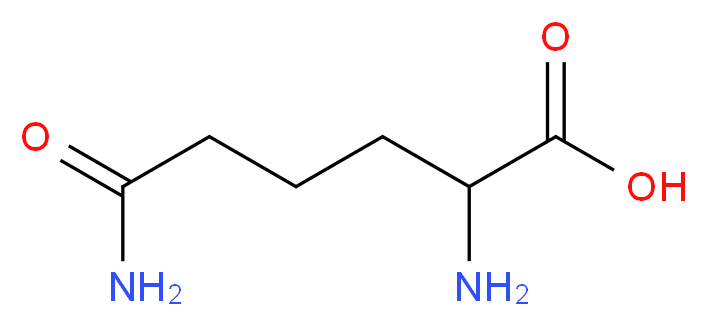 2-amino-5-carbamoylpentanoic acid_分子结构_CAS_34218-76-3