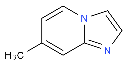 7-methylimidazo[1,2-a]pyridine_分子结构_CAS_874-39-5