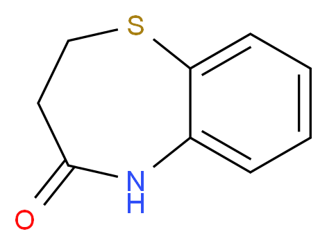 2,3,4,5-tetrahydro-1,5-benzothiazepin-4-one_分子结构_CAS_53454-43-6