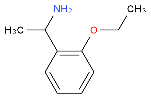 1-(2-Ethoxyphenyl)ethanamine_分子结构_CAS_603945-49-9)