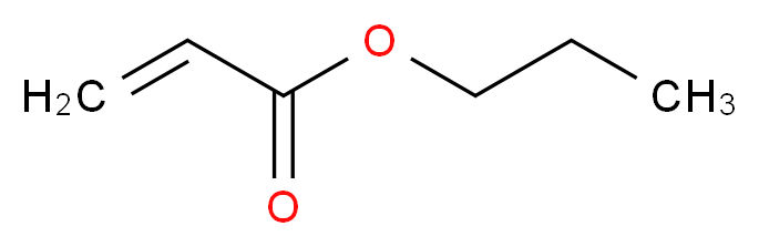 n-PROPYL ACRYLATE_分子结构_CAS_)