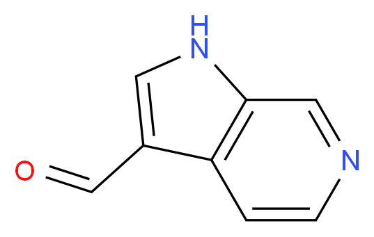 1H-Pyrrolo[2,3-c]pyridine-3-carbaldehyde_分子结构_CAS_25957-65-7)