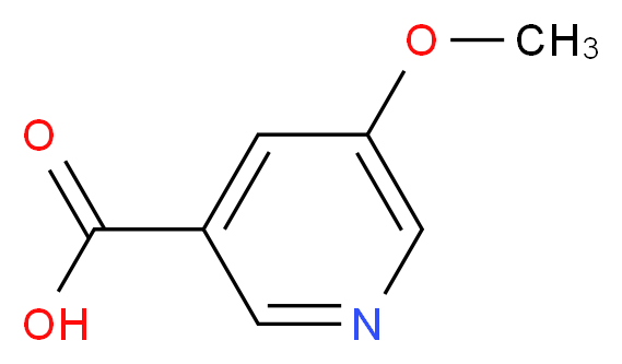 5-methoxypyridine-3-carboxylic acid_分子结构_CAS_1044919-31-4