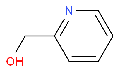 pyridin-2-ylmethanol_分子结构_CAS_586-98-1
