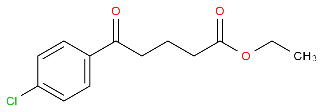 5-(4-CHLORO-PHENYL)-5-OXO-PENTANOIC ACID ETHYL ESTER_分子结构_CAS_54029-03-7)