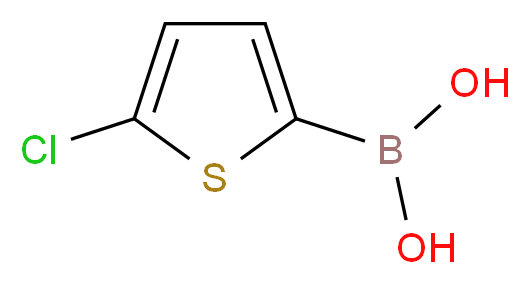 (5-chlorothiophen-2-yl)boronic acid_分子结构_CAS_162607-18-3