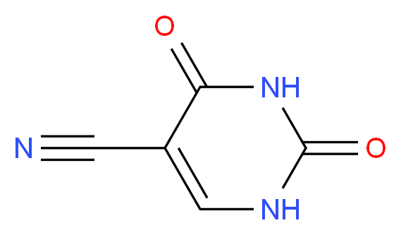 2,4-Dioxo-1,2,3,4-tetrahydropyrimidine-5-carbonitrile_分子结构_CAS_4425-56-3)