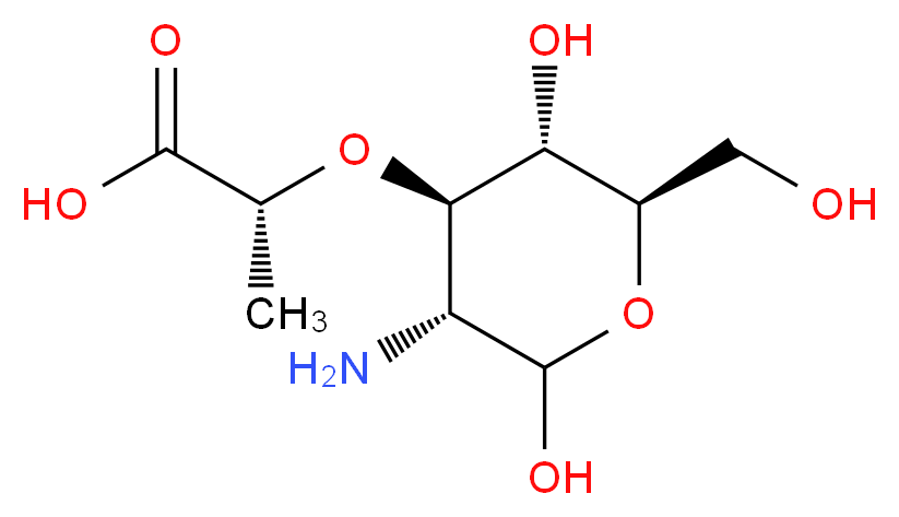 Muramic acid_分子结构_CAS_1114-41-6)