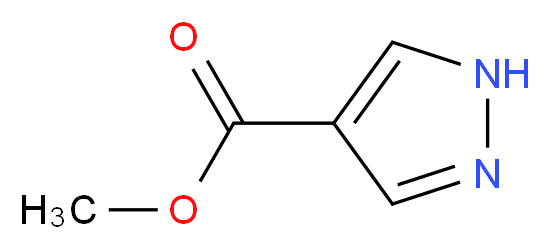 Methyl 1H-pyrazole-4-carboxylate_分子结构_CAS_51105-90-9)