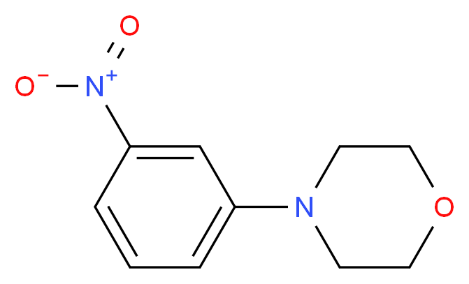 4-(3-Nitrophenyl)morpholine 97+%_分子结构_CAS_116922-22-6)