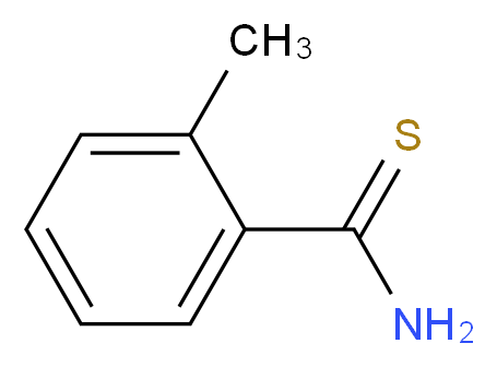 2-甲基(硫代苯甲酰胺)_分子结构_CAS_53515-19-8)