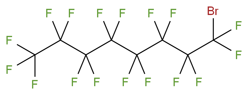 1-bromo-1,1,2,2,3,3,4,4,5,5,6,6,7,7,8,8,8-heptadecafluorooctane_分子结构_CAS_423-55-2