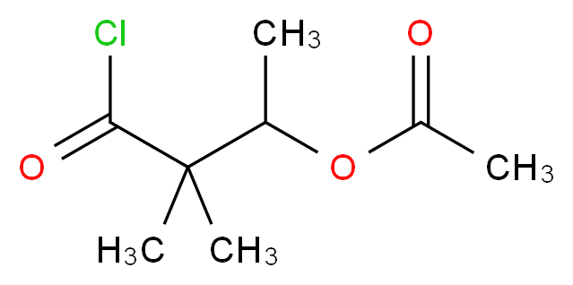 3-Acetoxy-2,2-dimethylbutyryl Chloride_分子结构_CAS_859082-28-3)