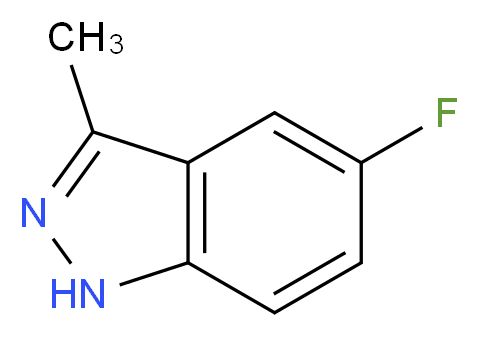 5-Fluoro-3-methyl-1H-indazole_分子结构_CAS_945265-03-2)