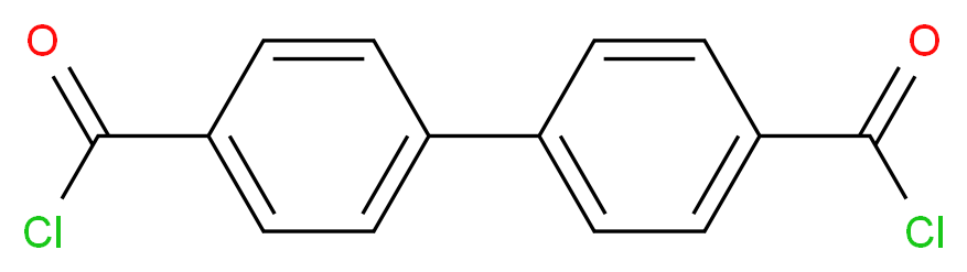 4-[4-(carbonochloridoyl)phenyl]benzoyl chloride_分子结构_CAS_2351-37-3