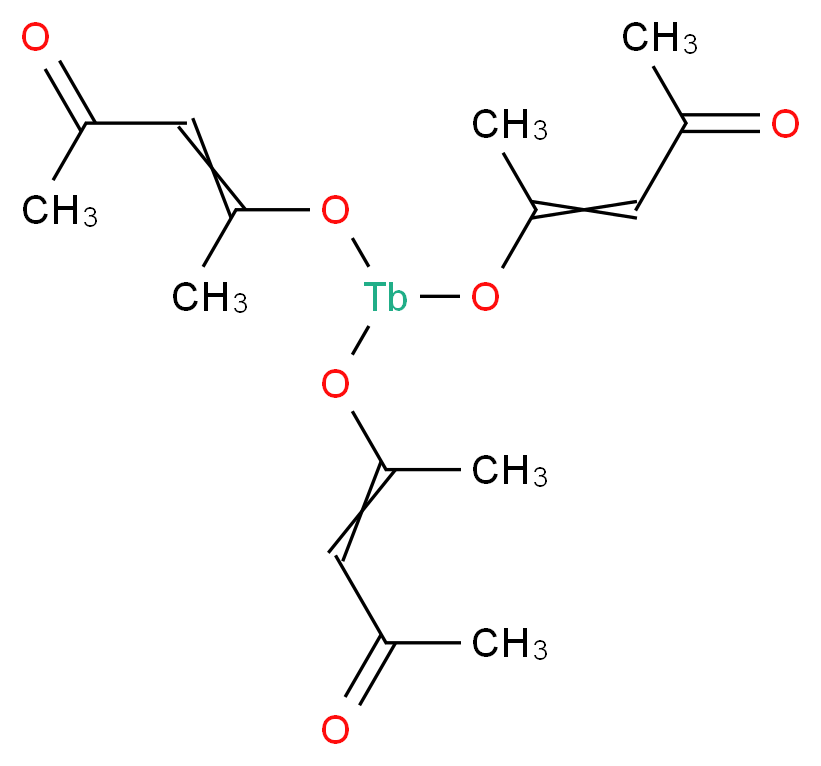 TERBIUM ACETYLACETONATE_分子结构_CAS_)