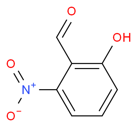 2-hydroxy-6-nitrobenzaldehyde_分子结构_CAS_16855-08-6