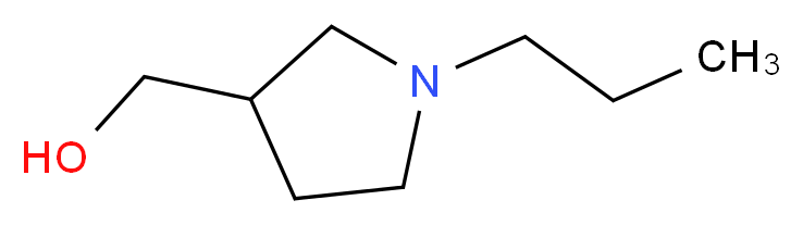 (1-propylpyrrolidin-3-yl)methanol_分子结构_CAS_101256-95-5