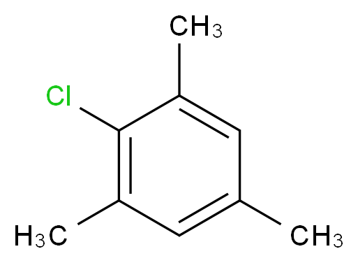 2-chloro-1,3,5-trimethylbenzene_分子结构_CAS_1667-04-5