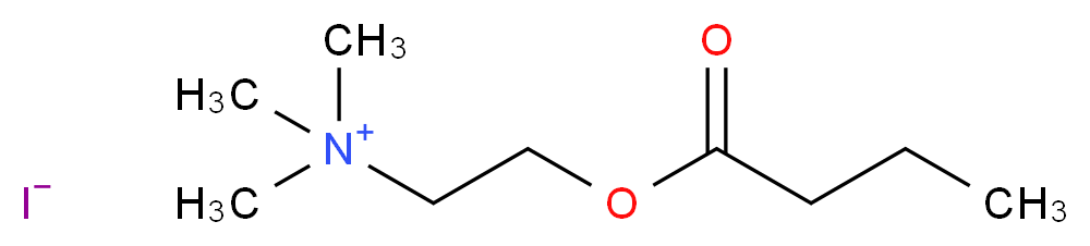 BUTYRYLCHOLINE IODIDE_分子结构_CAS_2494-56-6)