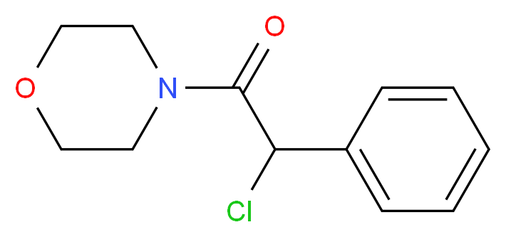 4-[chloro(phenyl)acetyl]morpholine_分子结构_CAS_18504-71-7)