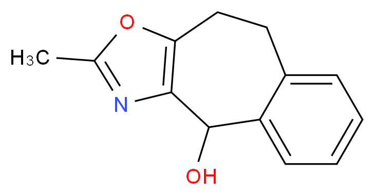 9,10-二氢-2-甲基-4H-苯并[5,6]环庚三烯并[1,2-d]噁唑-4-醇_分子结构_CAS_28237-14-1)