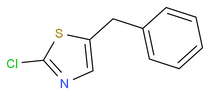 5-benzyl-2-chlorothiazole_分子结构_CAS_1196156-46-3)