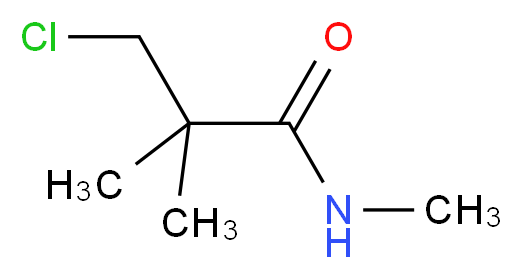 3-chloro-N,2,2-trimethylpropanamide_分子结构_CAS_73434-12-5)