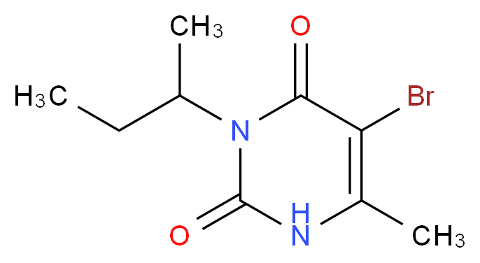 Bromacil_分子结构_CAS_314-40-9)