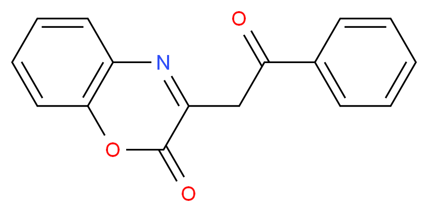 3-(2-oxo-2-phenylethyl)-2H-1,4-benzoxazin-2-one_分子结构_CAS_61553-69-3)