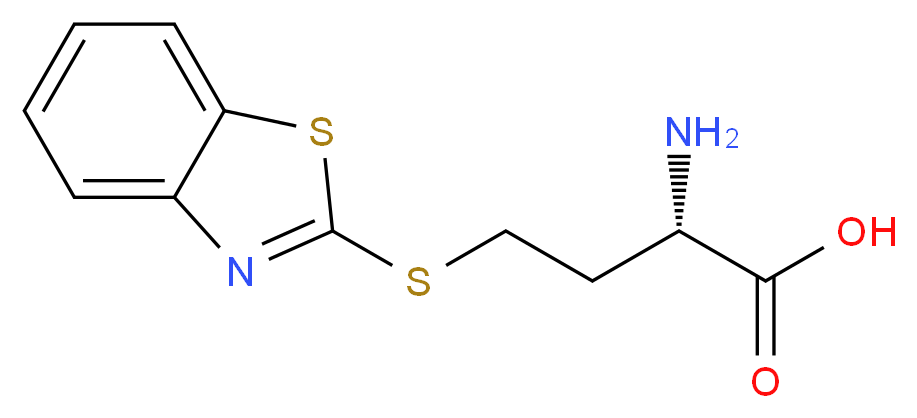 S-2-Benzothiazolyl-L-homocysteine_分子结构_CAS_102818-95-1)