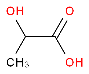 2-hydroxypropanoic acid_分子结构_CAS_79-33-4