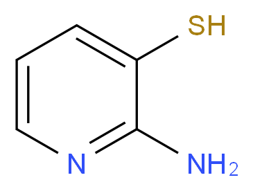 2-Aminopyridine-3-thiol_分子结构_CAS_110402-20-5)