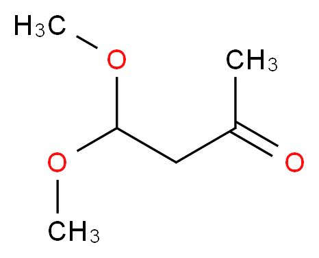4,4-二甲氧基-2-丁酮_分子结构_CAS_5436-21-5)