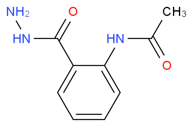 N-[2-(Hydrazinocarbonyl)phenyl]acetamide_分子结构_CAS_6635-75-2)