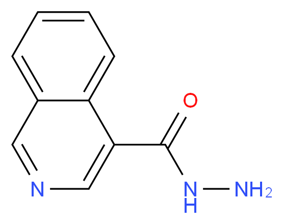 ISOQUINOLINE-4-CARBOXYLIC ACID HYDRAZIDE_分子结构_CAS_885272-60-6)
