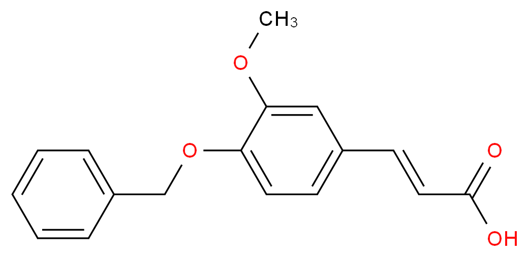 3-(4-(Benzyloxy)-3-methoxyphenyl)acrylic acid_分子结构_CAS_7152-95-6)