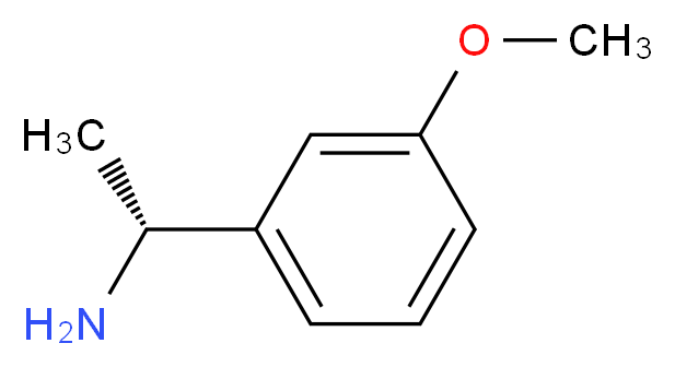 (R)-(+)-1-(3-甲氧基苯基)乙胺_分子结构_CAS_88196-70-7)