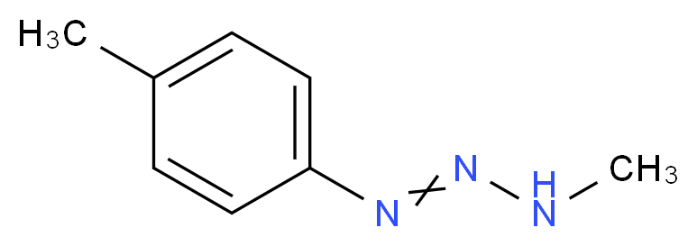 3-methyl-1-(4-methylphenyl)triaz-1-ene_分子结构_CAS_21124-13-0