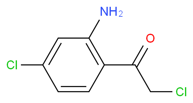 1-(2'-Amino-2,4'-dichlorophenyl)ethan-1-one_分子结构_CAS_64605-37-4)