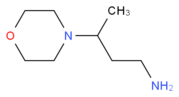 3-Morpholin-4-ylbutan-1-amine_分子结构_CAS_776329-10-3)